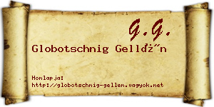 Globotschnig Gellén névjegykártya